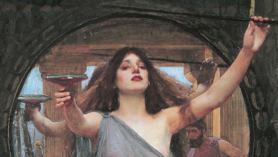 Circe Offering the Cup to Ulysses (Artist: John William Waterhouse)